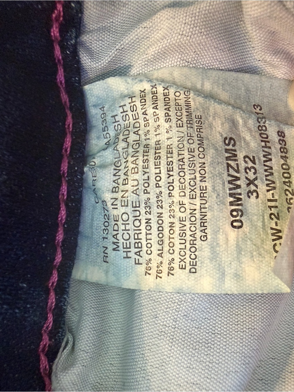 Wrangler Boot Cut Jeans with Pink Stitching - Picture 6 of 6